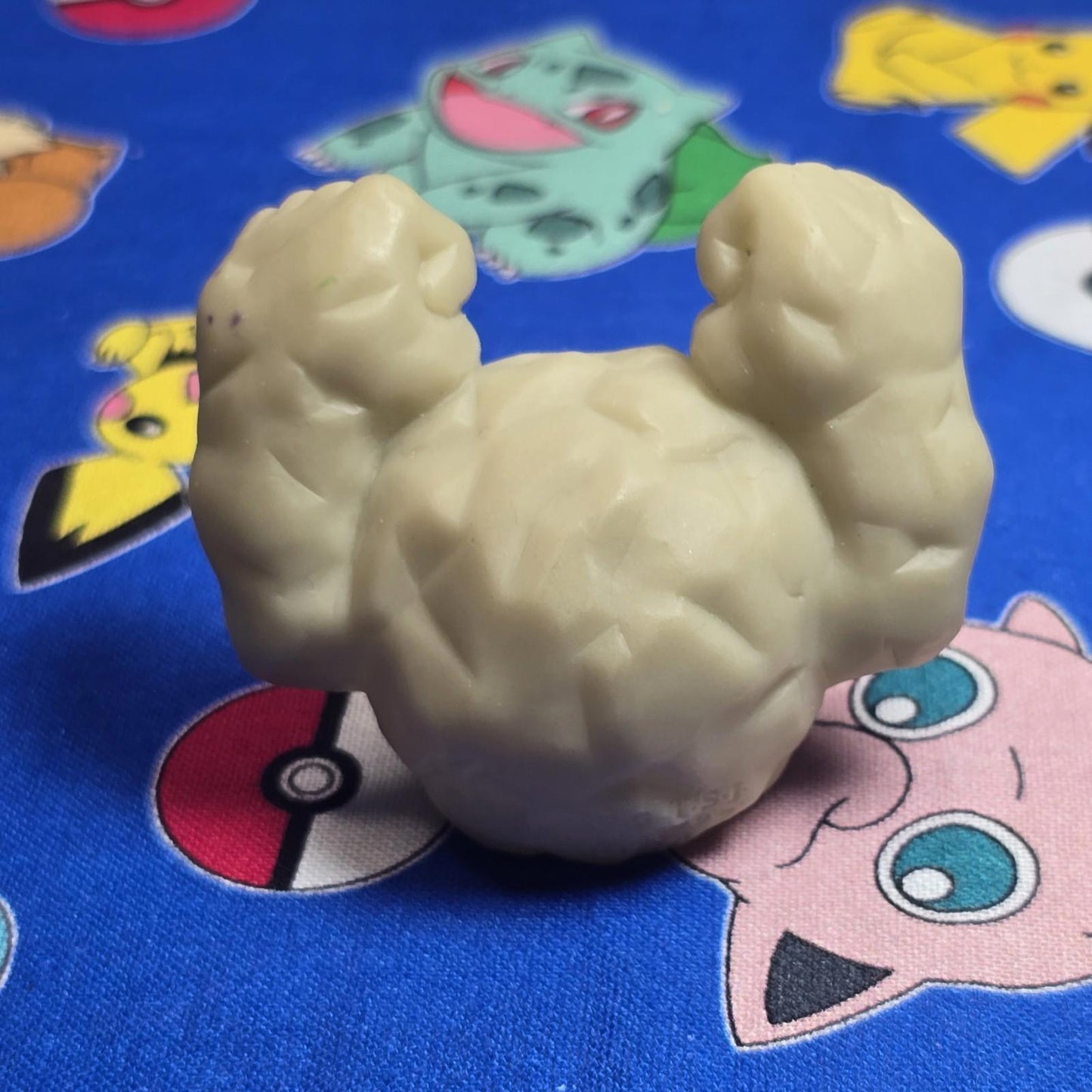 Pokemon Geodude Figure Finger Puppet 1997 Bandai Nintendo PVC Vintage Japan USA