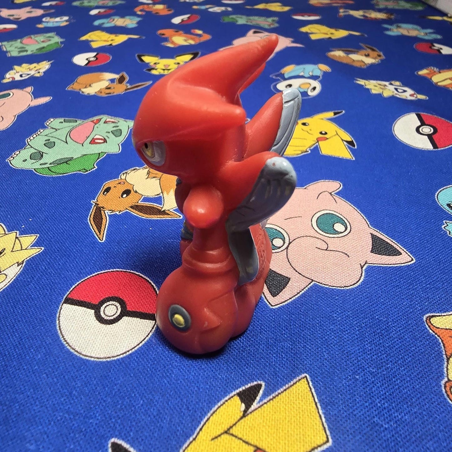 Pokemon Scizor Figure Finger Puppet 2000 Nintendo Bandai PVC Vintage Japan US