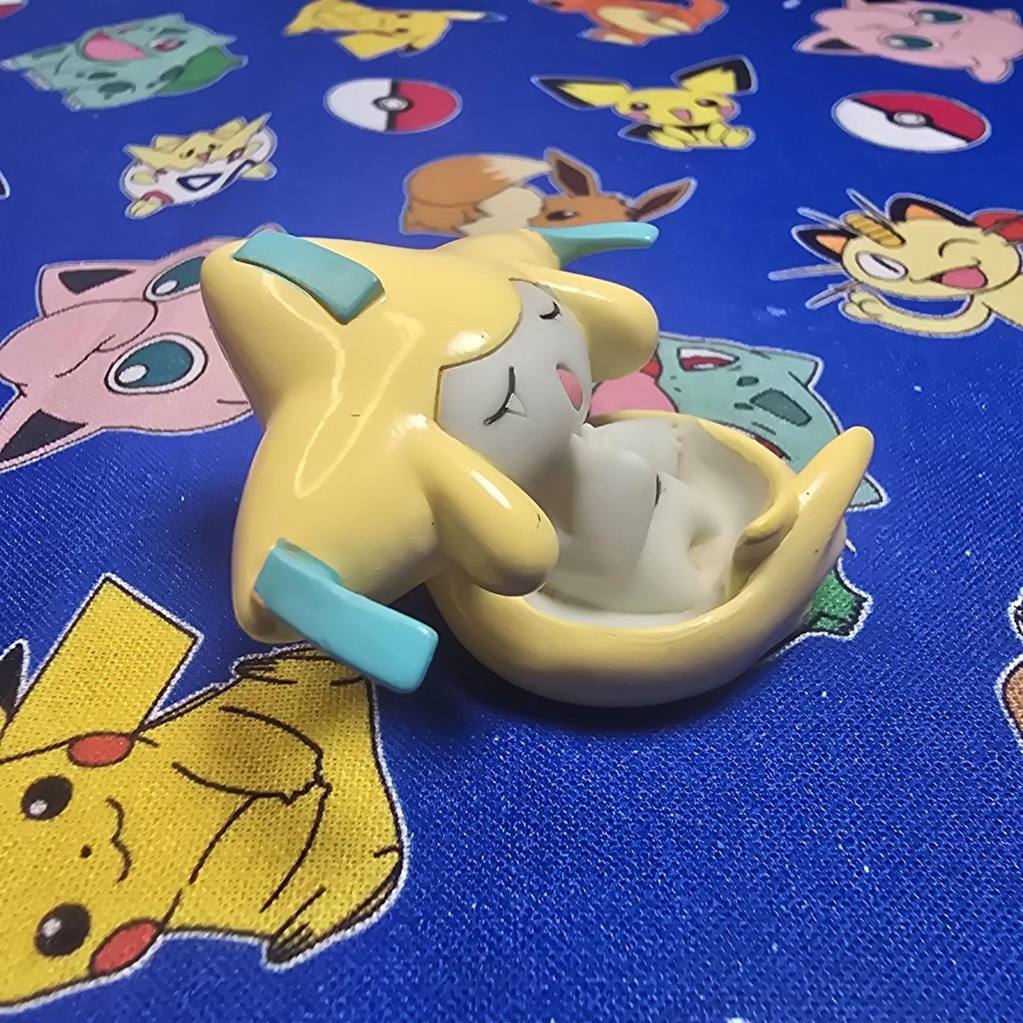 Pokemon Jirachi Figure Finger Puppet 2009 Nintendo Bandai PVC Japan USA Seller