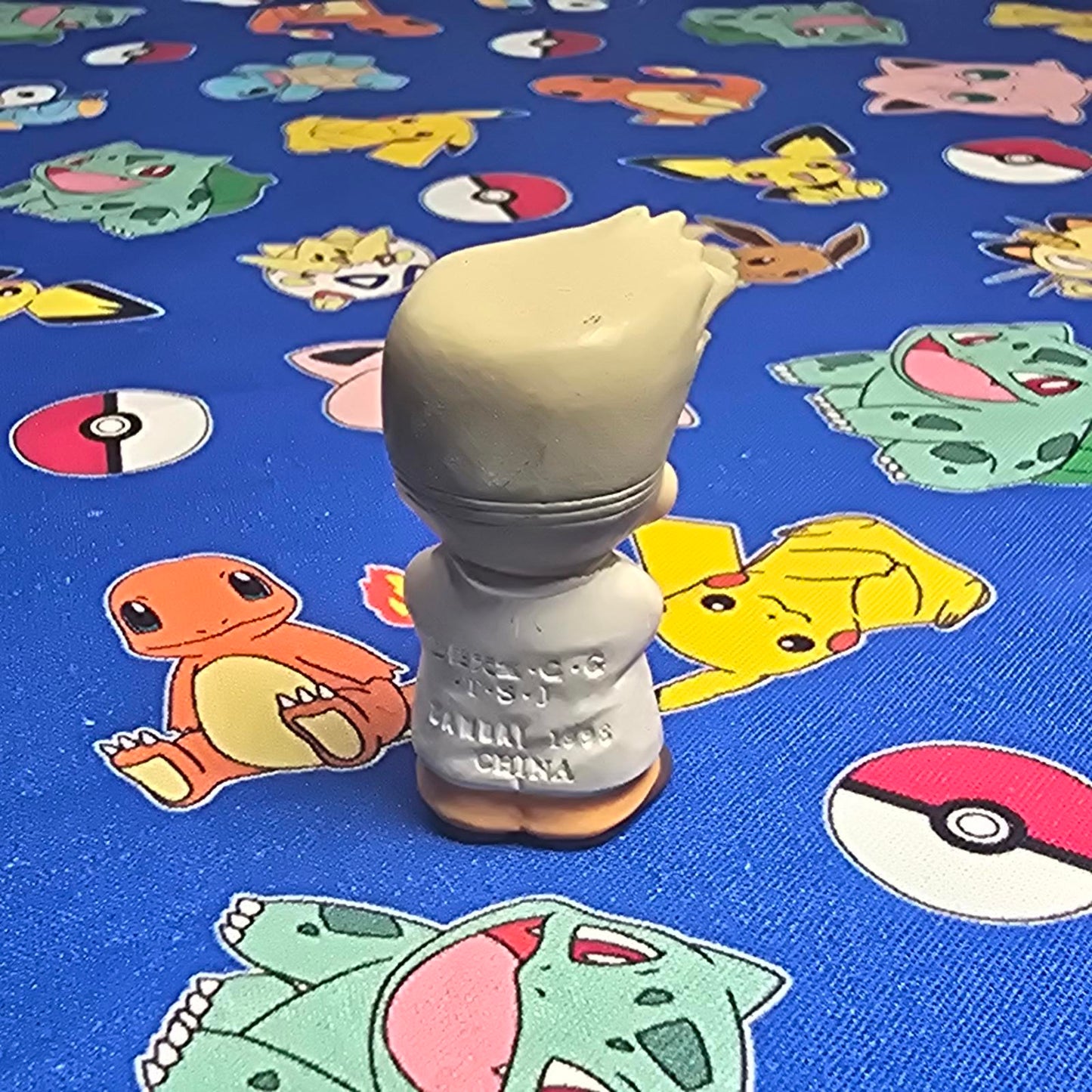 Pokemon Professor Oak Figure Finger Puppet 1998 Nintendo Bandai Vintage Japan US