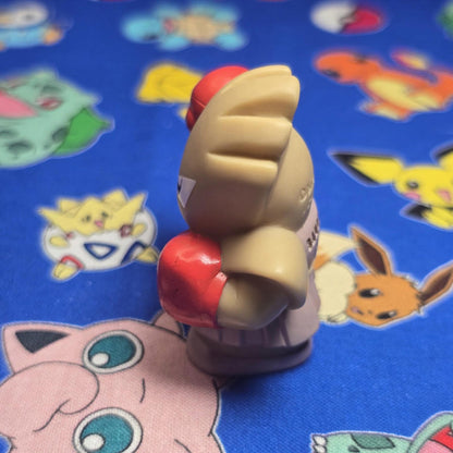Pokemon Hitmonchan Figure Finger Puppet 2004 Nintendo Bandai Vintage Japan USA