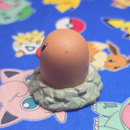 Pokemon Diglet Figure Finger Puppet 1997 Bandai Nintendo PVC Vintage Japan USA