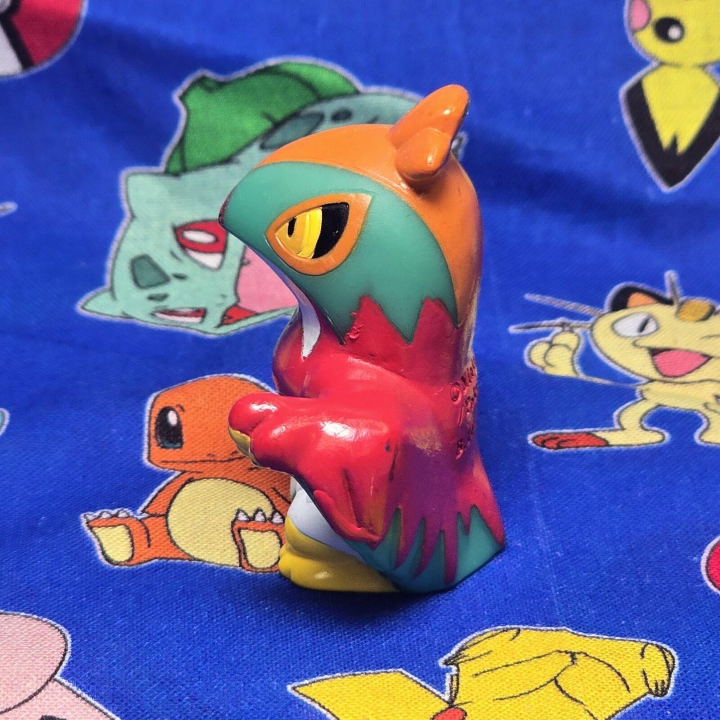 Pokemon Hawlucha Figure Finger Puppet 2014 Nintendo Bandai PVC Japan USA Seller