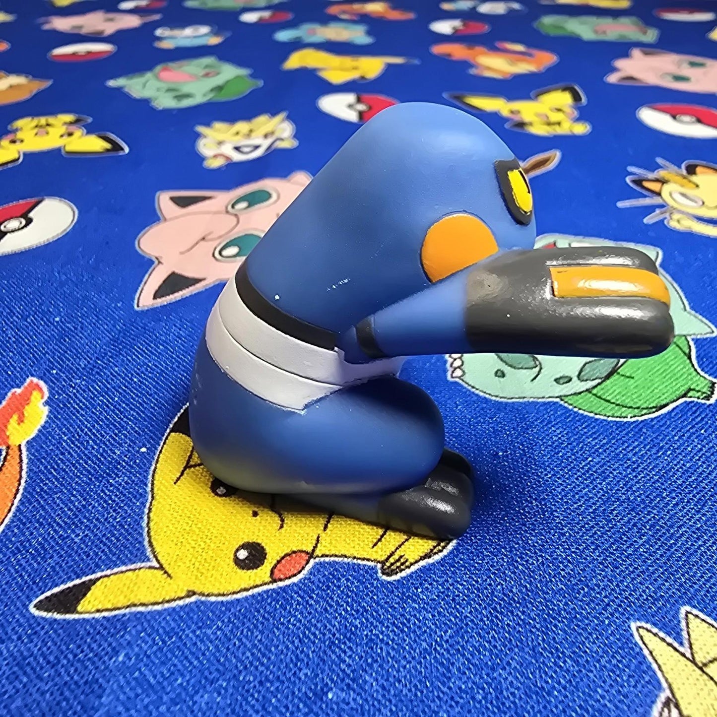 Pokemon Croagunk Figure Finger Puppet 2008 Nintendo Bandai PVC Japan USA Seller