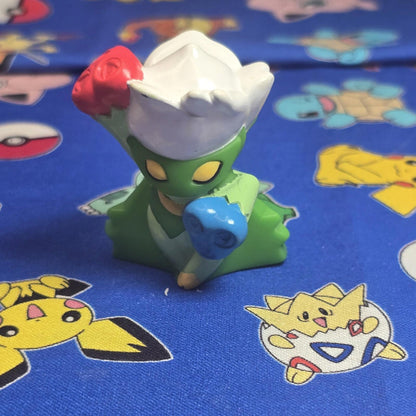 Pokemon Roserade Figure Finger Puppet 2008 Nintendo PVC Bandai Japan USA Seller