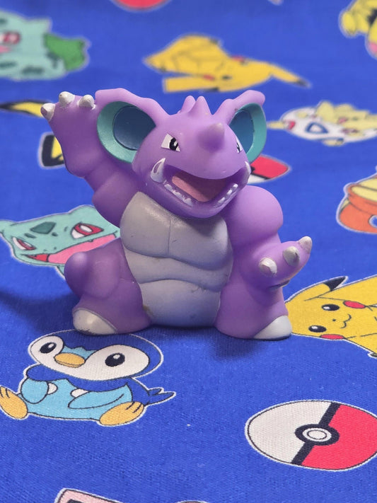Pokemon Nidoking Figure Finger Puppet 2009 Nintendo Bandai PVC Japan USA Seller