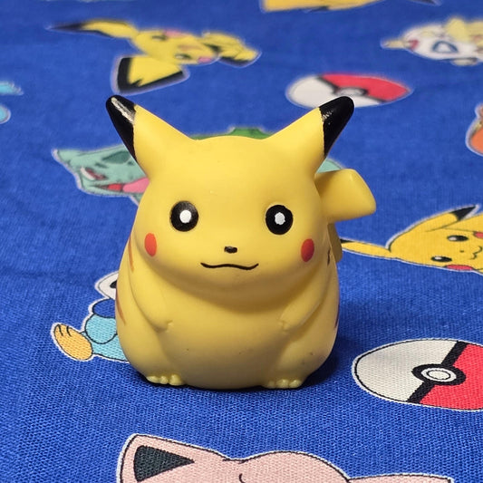 Pokemon Pikachu Figure Finger Puppet 1996 Nintendo Bandai Vintage PVC Japan USA