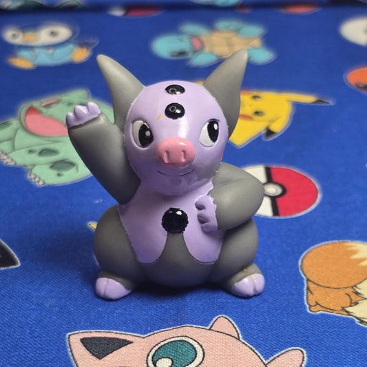 Pokemon Grumpig Figure Finger Puppet 2004 Nintendo Bandai PVC Vintage Japan USA
