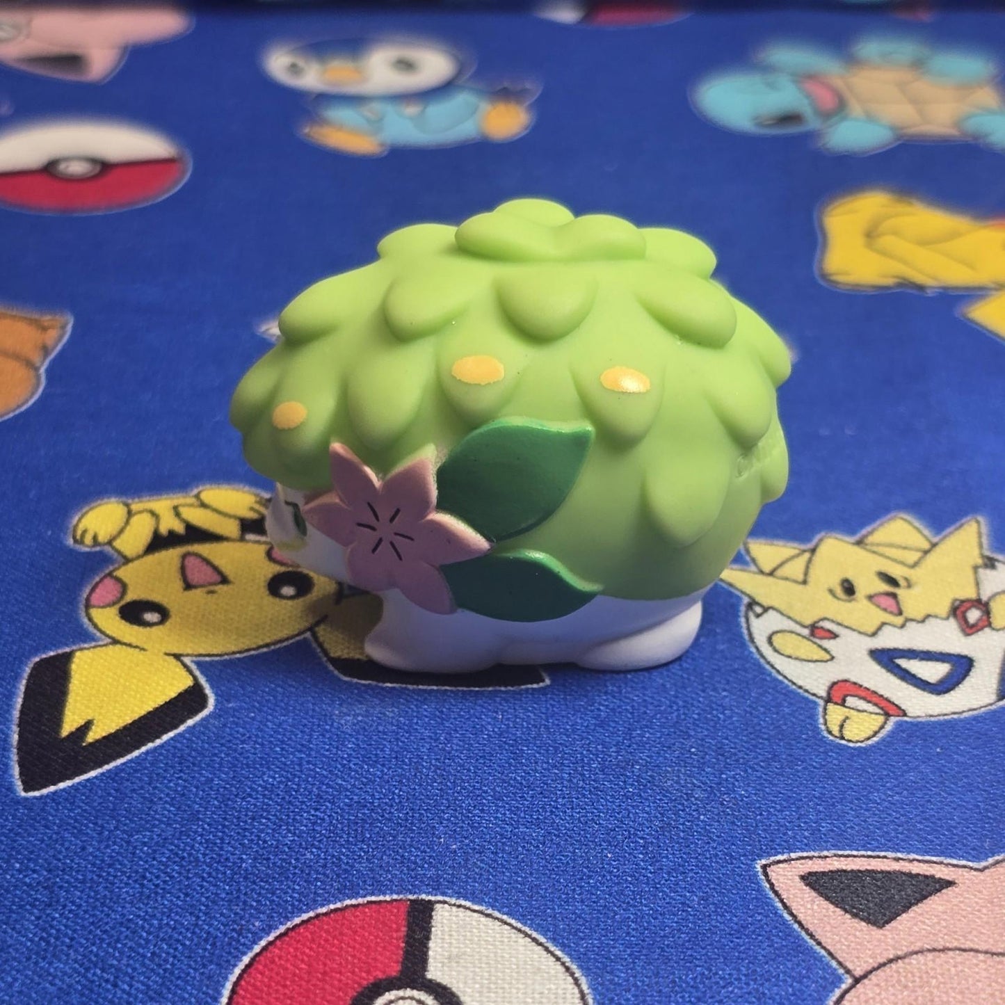 Pokemon Shaymin Figure Finger Puppet 2008 Nintendo PVC Bandai Japan USA Seller