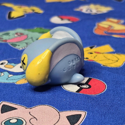Pokemon Chinchou Figure Finger Puppet 2001 Bandai Nintendo PVC Vintage Japan USA
