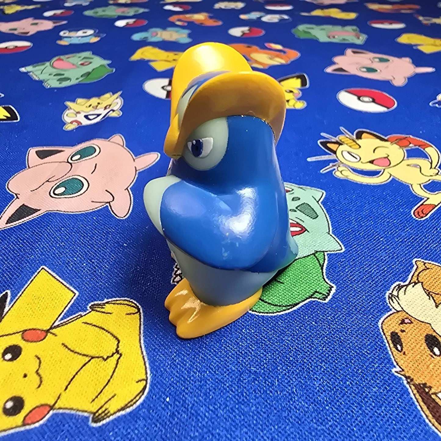 Pokemon Prinplup Figure Finger Puppet 2008 Nintendo Bandai PVC Japan USA Seller