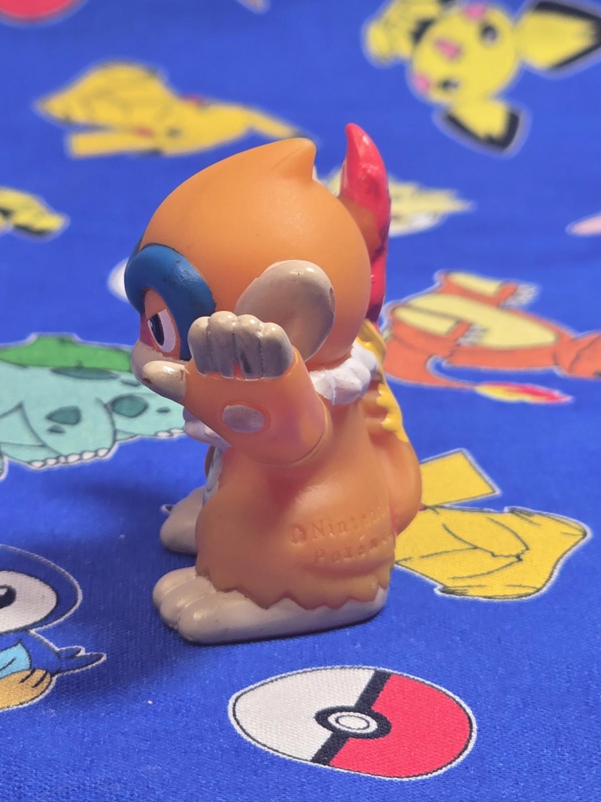 Pokemon Monferno Figure Finger Puppet 2006 Nintendo Bandai PVC Japan USA Seller