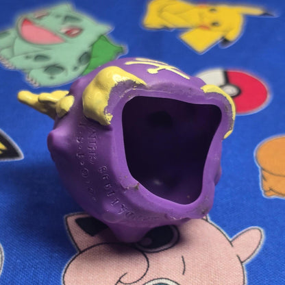 Pokemon Koffing Figure Finger Puppet 1998 Nintendo Bandai Vintage Japan USA