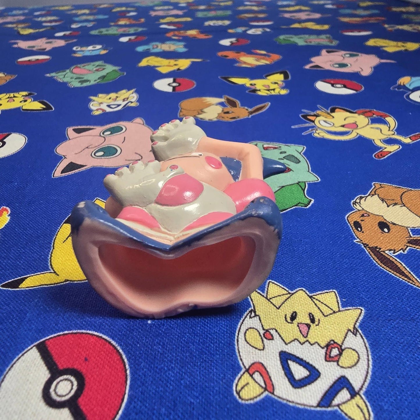 Pokemon Mr Mime Light Figure Finger Puppet 1998 Nintendo Bandai Vintage Japan US