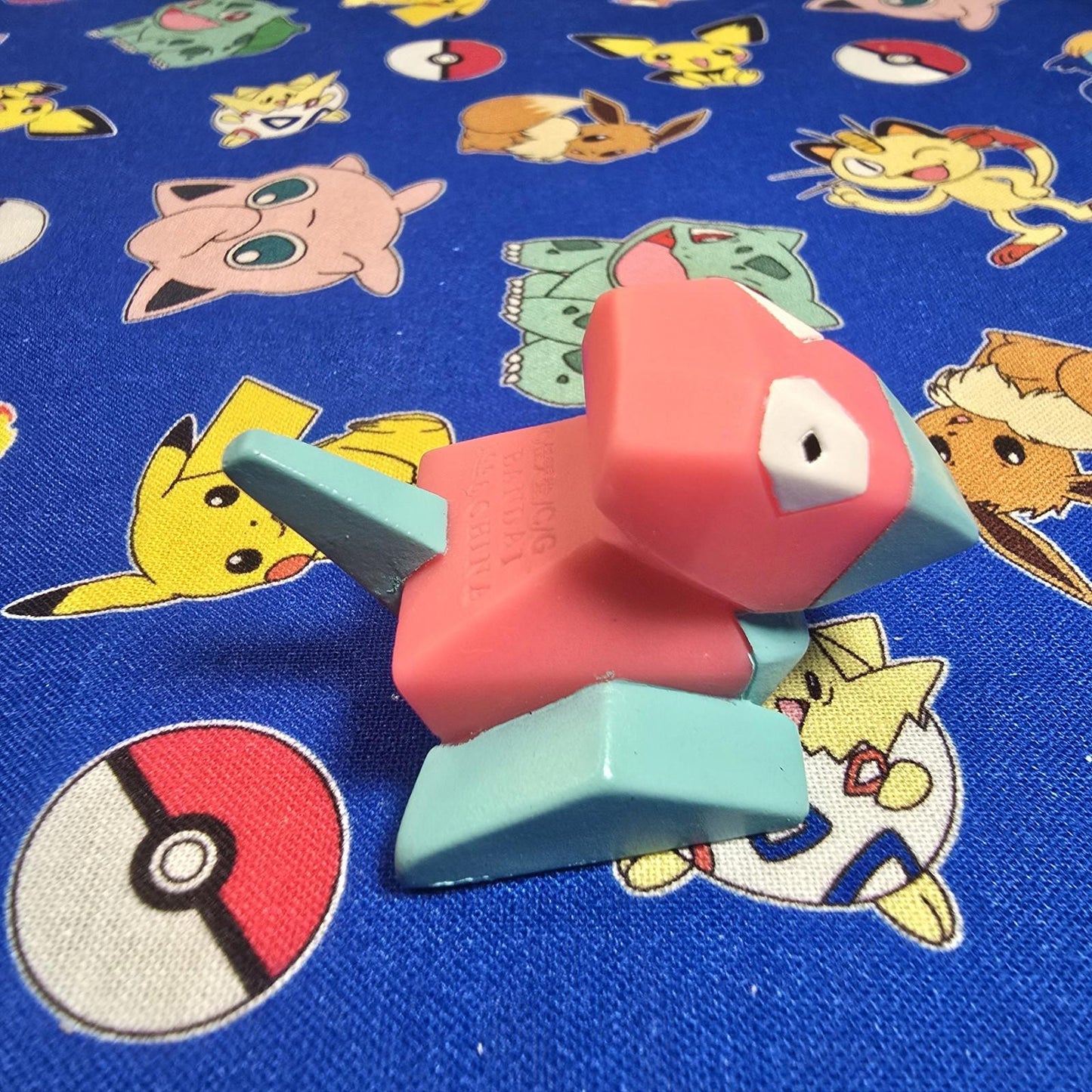 Pokemon Porygon Light Figure Finger Puppet 1996 Nintendo Bandai Vintage Japan US