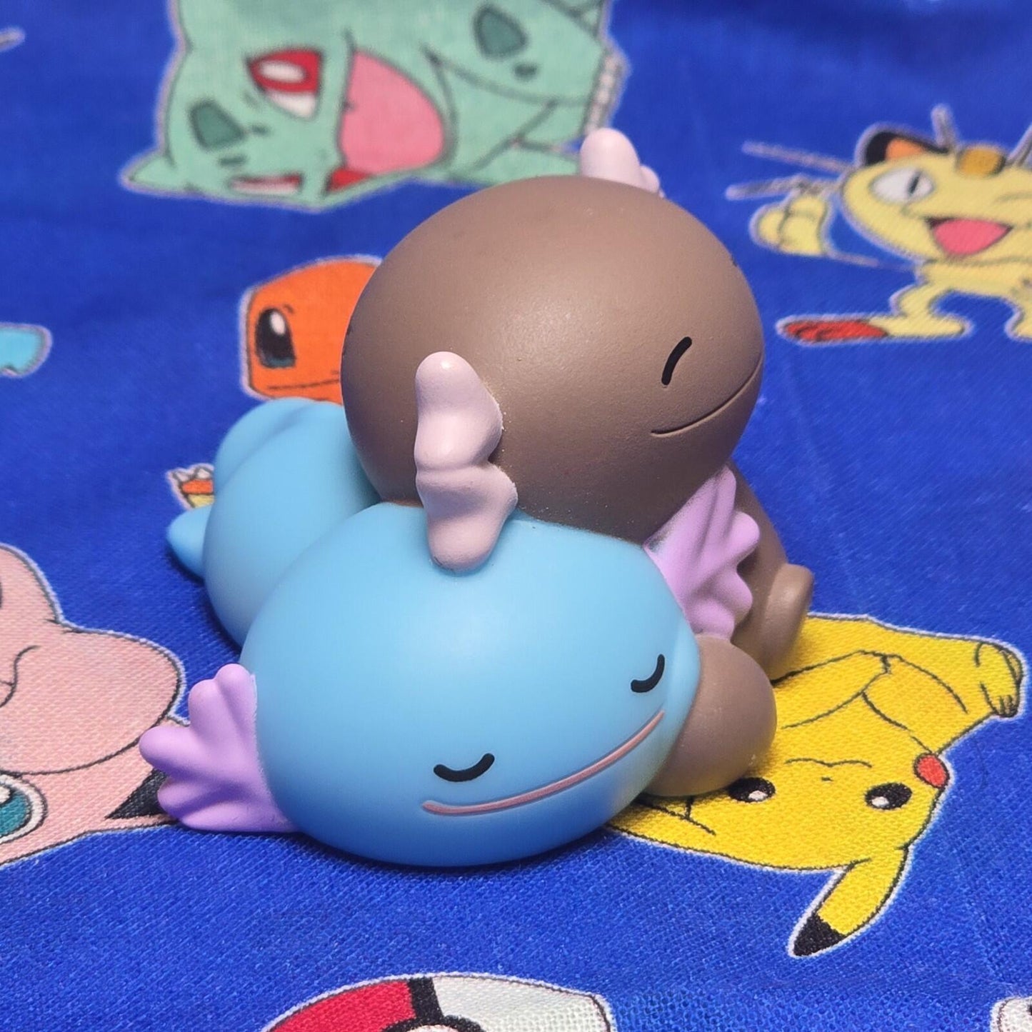 Pokemon Wooper Paldean Duo Figure Finger Puppet 2023 Nintendo Bandai Japan USA