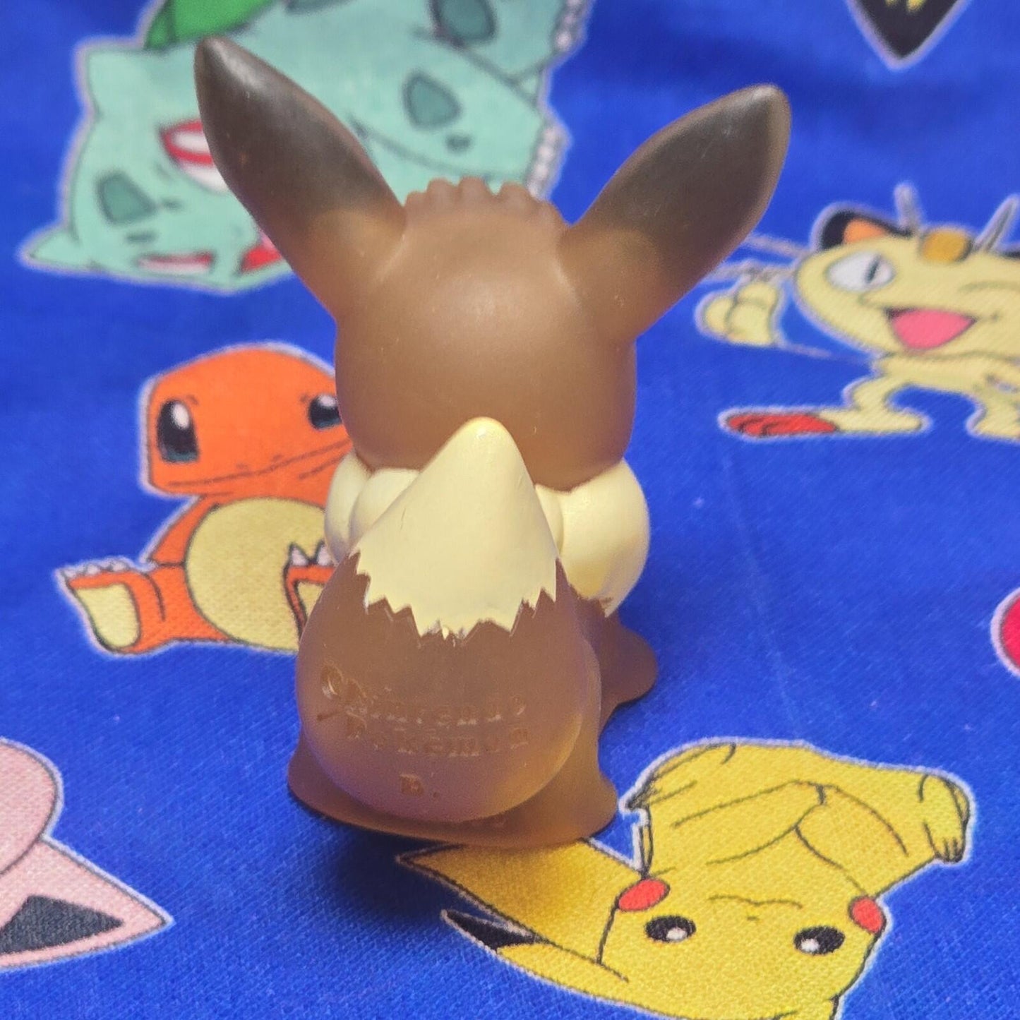 Pokemon Eevee Clear Figure Finger Puppet 2018 Nintendo Bandai Vintage Japan USA