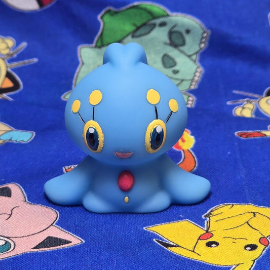 Pokemon Manaphy Figure Finger Puppet 2014 Nintendo Bandai PVC Japan USA Seller