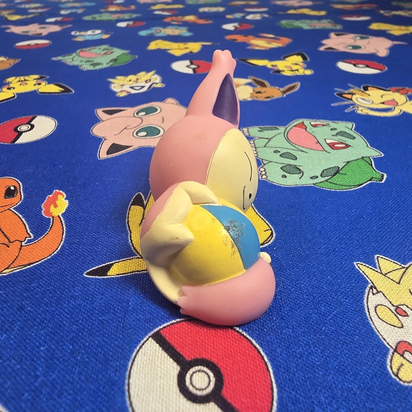 Pokemon Skitty Figure Finger Puppet 2006 Nintendo Bandai PVC Vintage Japan USA