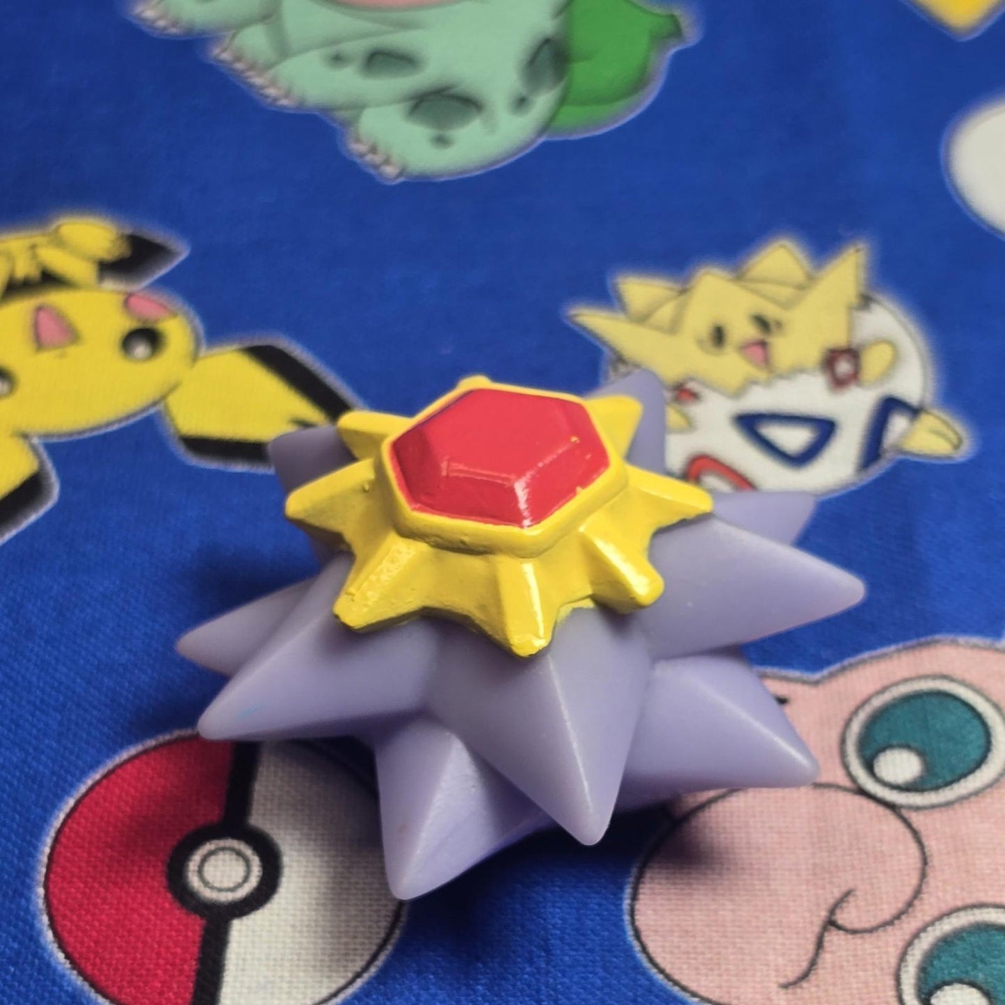 Pokemon Starmie Light Figure Finger Puppet 1997 Nintendo Bandai PVC Vintage USA