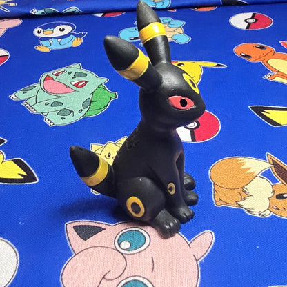 Pokemon Umbreon Figure Finger Puppet 2000 Nintendo Bandai PVC Vintage Japan US