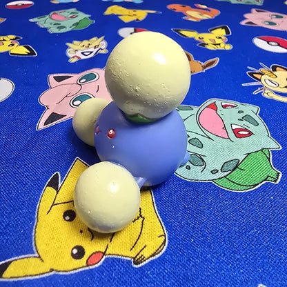 Pokemon Jumpluff Figure Finger Puppet 2001 Nintendo Bandai Vintage PVC Japan USA