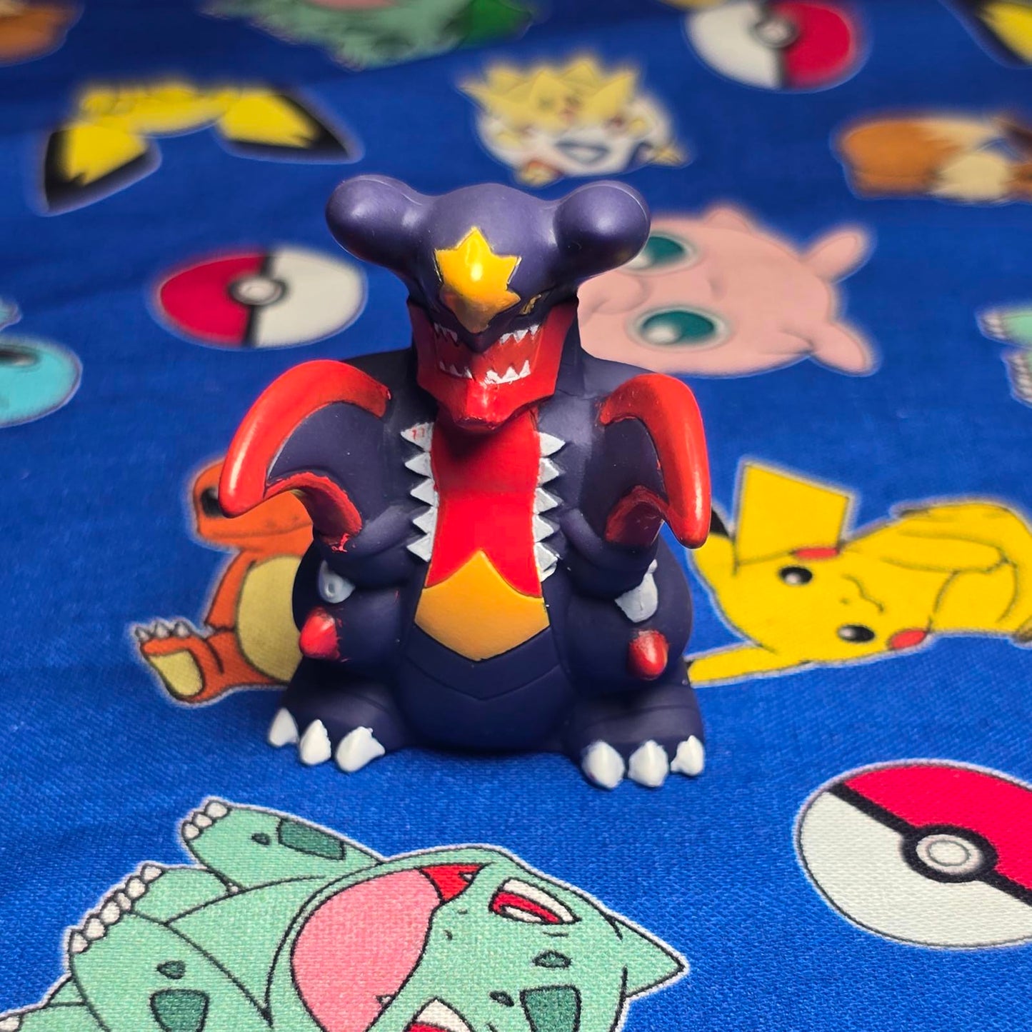 Pokemon Mega Garchomp Figure Finger Puppet 2013 Nintendo Bandai PVC Japan USA