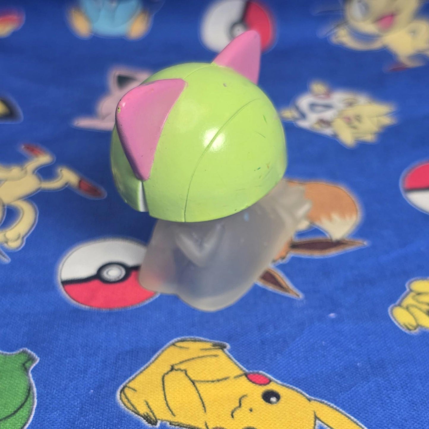 Pokemon Ralts Clear Figure Finger Puppet 2004 Nintendo Bandai Vintage Japan USA