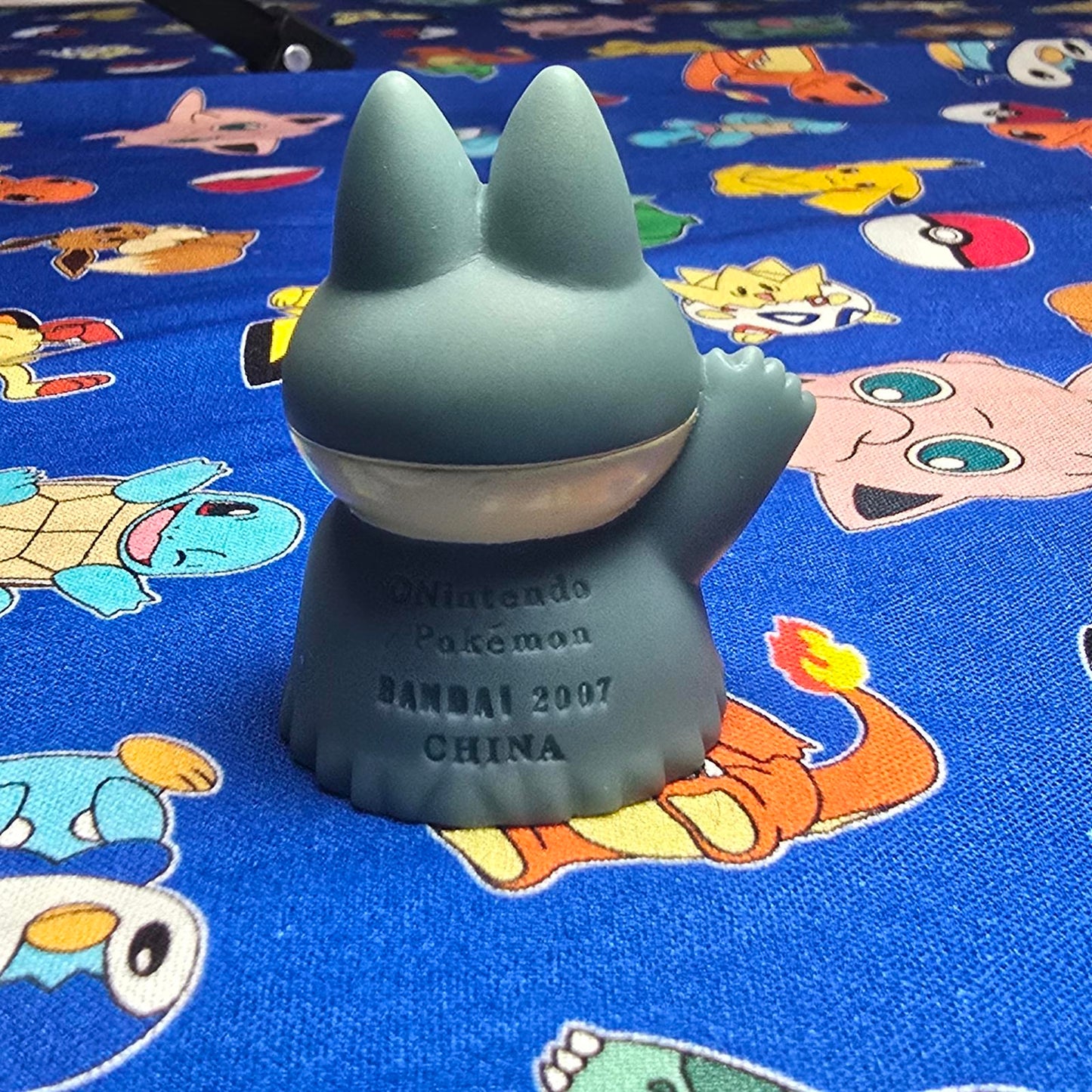 Pokemon Munchlax Figure Finger Puppet 2007 Nintendo Bandai PVC Vintage Japan USA