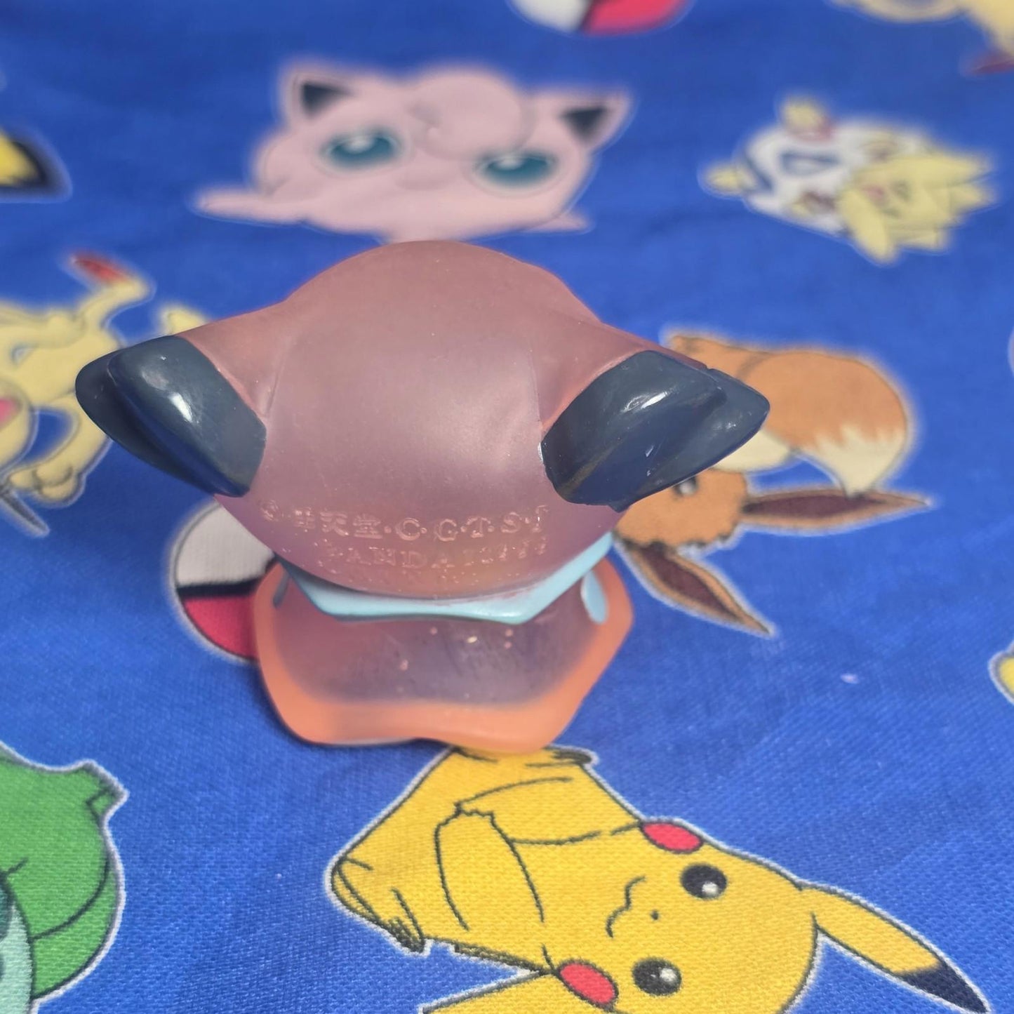 Pokemon Snubbull Clear Figure Finger Puppet 1999 Nintendo Bandai PVC Japan USA