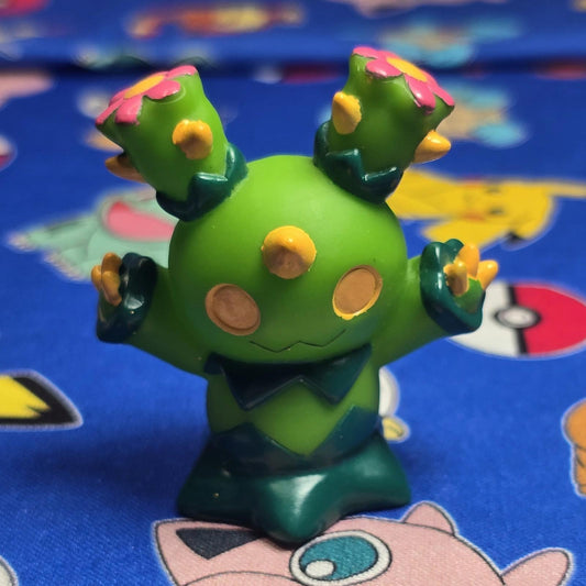 Pokemon Maractus Figure Finger Puppet 2011 Nintendo Bandai PVC Japan USA Seller