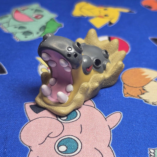 Pokemon Hippowdon Figure Finger Puppet 2009 Nintendo Bandai PVC Japan USA Seller