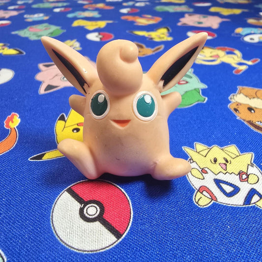 Pokemon Wigglytuff Figure Finger Puppet 1996 Nintendo Bandai PVC Vintage Japan