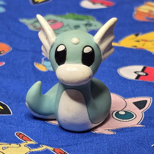 Pokemon Dratini Figure Finger Puppet 1996 Nintendo Bandai Vintage PVC Japan USA