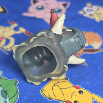 Pokemon Donphan Clear Figure Finger Puppet 1999 Nintendo Bandai Vintage Japan US