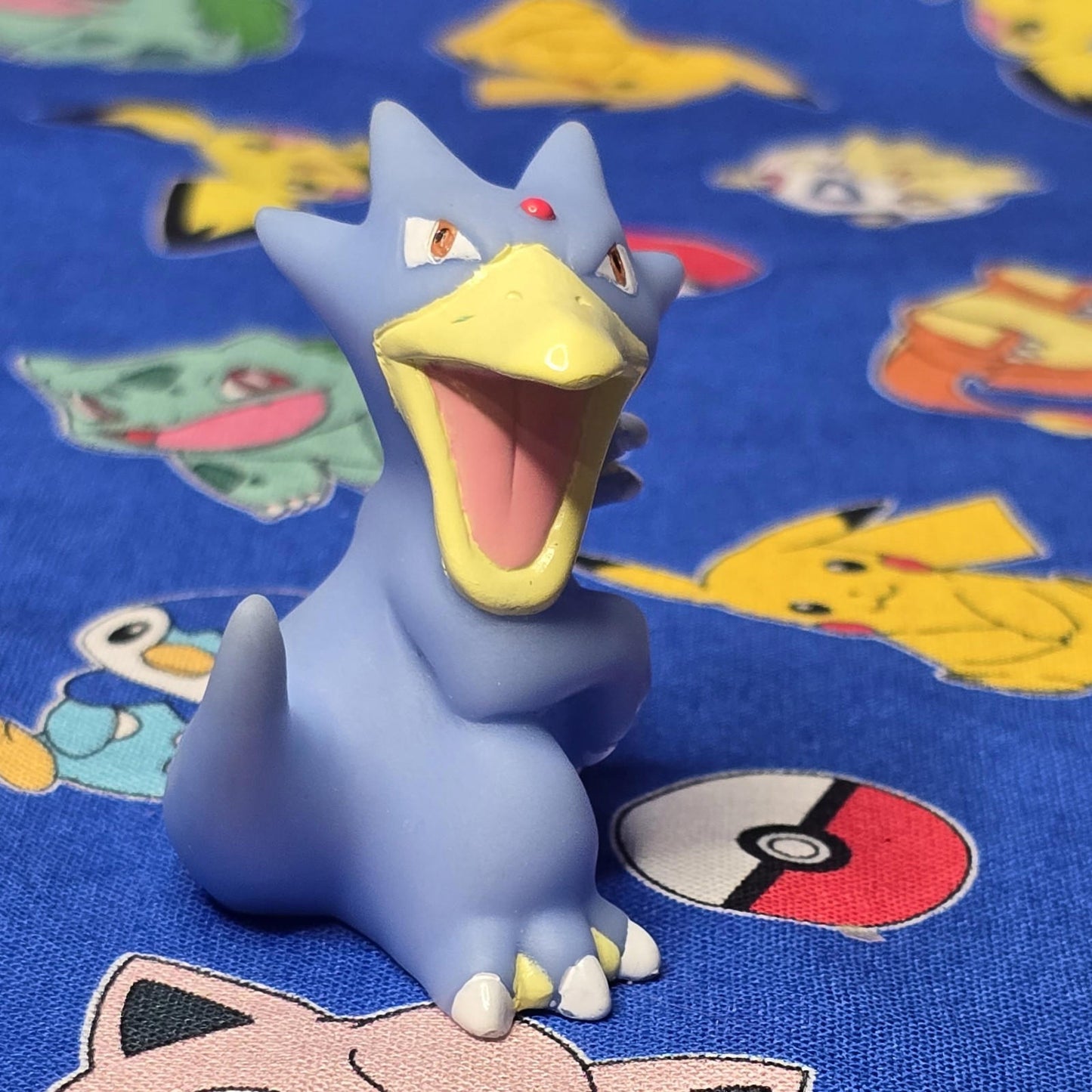 Pokemon Golduck Figure Finger Puppet 2006 Nintendo Bandai PVC Japan USA Seller
