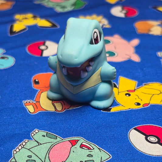Pokemon Totodile Figure Finger Puppets 1999 Nintendo Bandai PVC Vintage Japan US