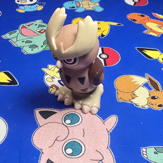 Pokemon Noctowl Figure Finger Puppet 2000 Nintendo Bandai PVC Vintage Japan US