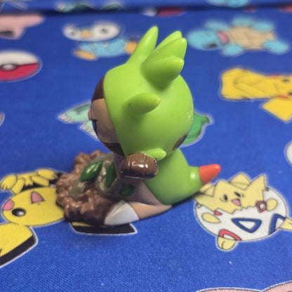 Pokemon Chespin Figure Finger Puppet 2013 Nintendo Bandai PVC Japan USA Seller