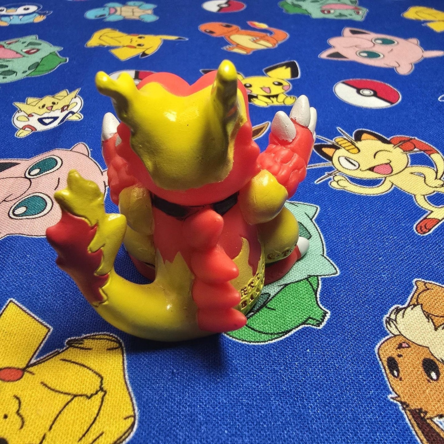 Pokemon Magmar Figure Finger Puppet 1997 Nintendo Bandai Vintage Japan US Seller