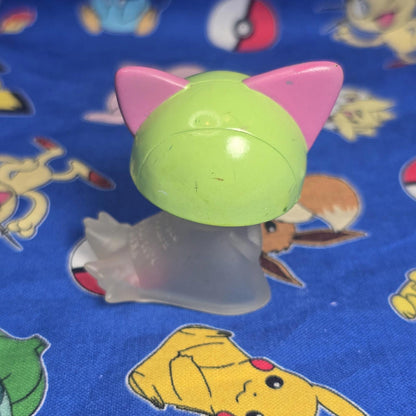Pokemon Ralts Clear Figure Finger Puppet 2004 Nintendo Bandai Vintage Japan USA