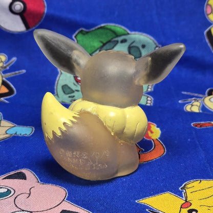 Pokemon Eevee Clear Figure Finger Puppet 1996 Nintendo Bandai Vintage Japan USA