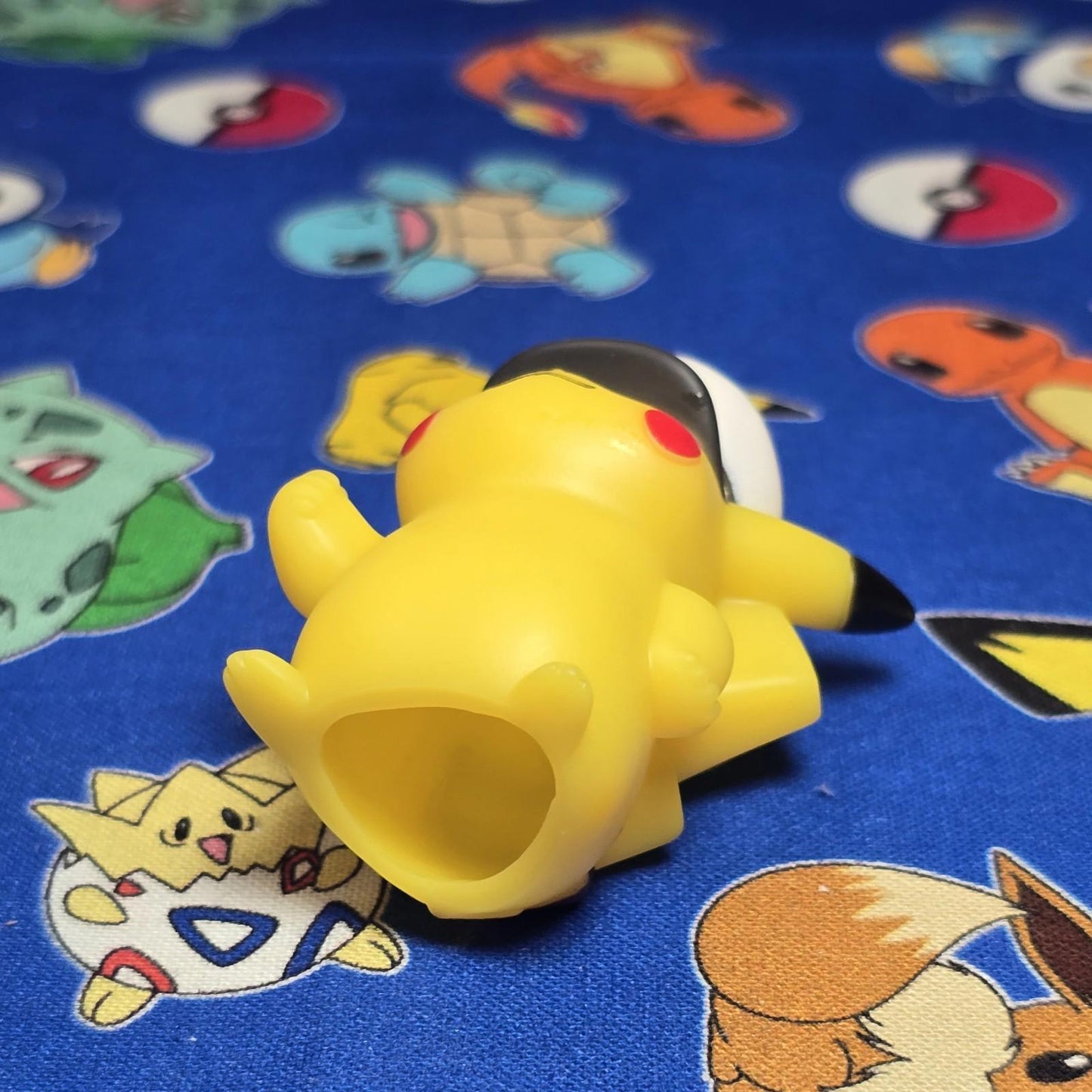 Pokemon Captain Pikachu Figure Finger Puppet 2024 Nintendo Bandai PVC Japan USA