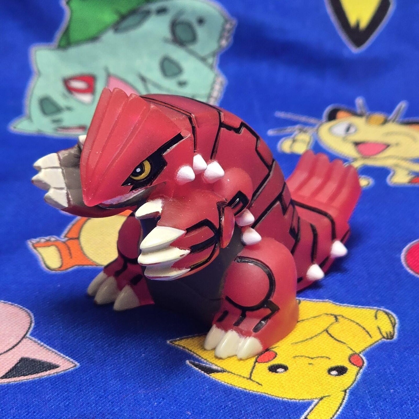 Pokemon Groudon Clear Figure Finger Puppet 2003 Nintendo Bandai Japan USA Seller