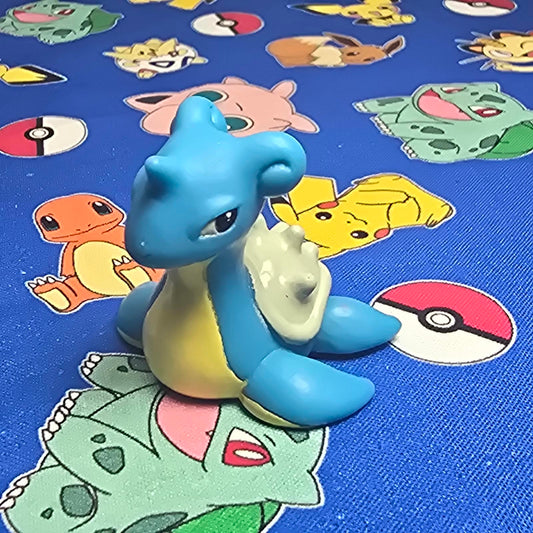 Pokemon Lapras Figure Finger Puppet 1997 Nintendo Bandai Japan Vintage USA