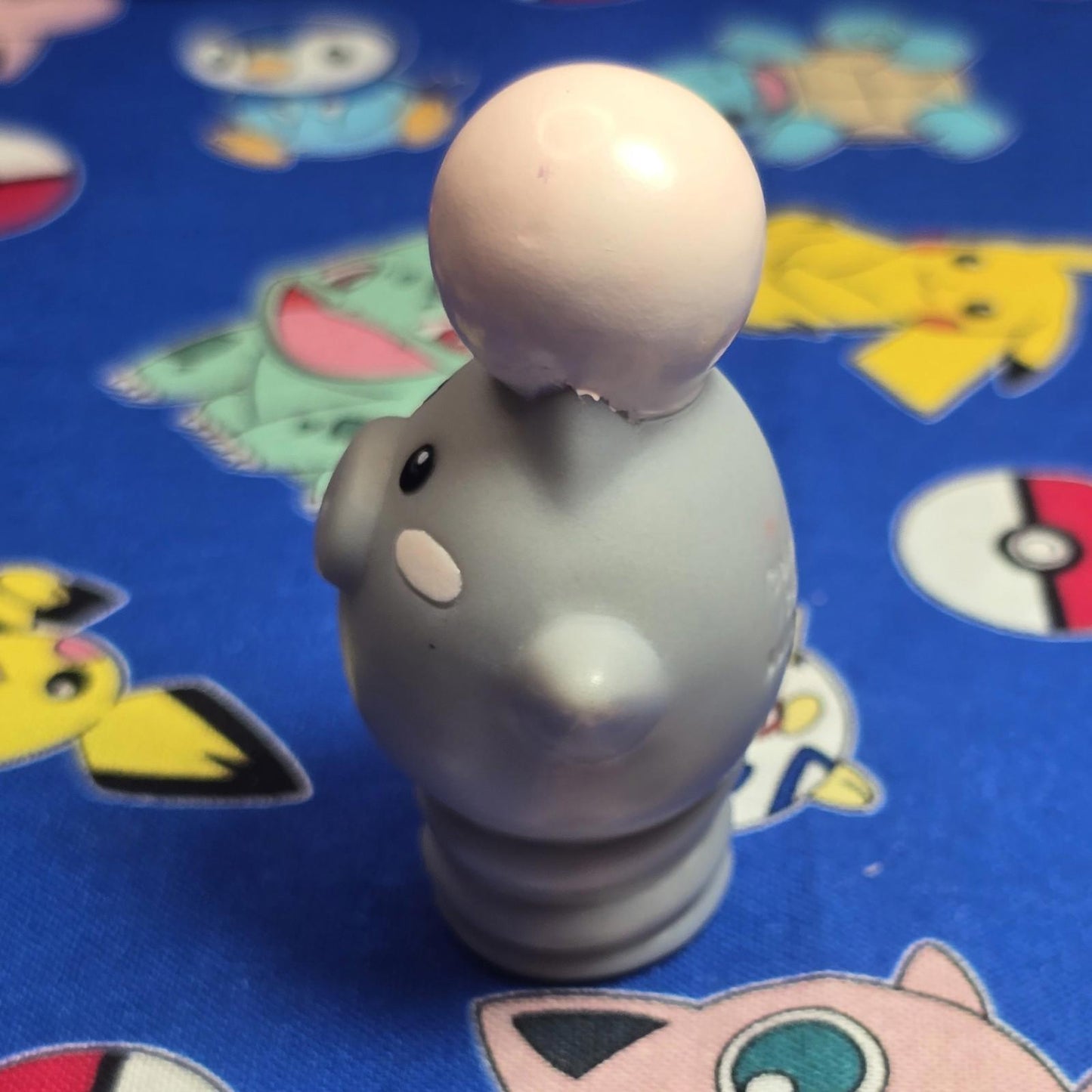 Pokemon Spoink Figure Finger Puppet 2004 Nintendo Bandai PVC Vintage Japan US