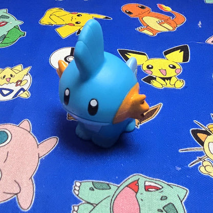 Pokemon Mudkip Figure Finger Puppet 2002 Nintendo Bandai PVC Vintage Japan USA