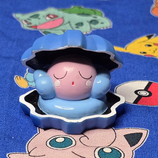 Pokemon Clamperl Figure Finger Puppet 2004 Nintendo Bandai PVC Vintage Japan USA