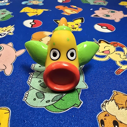Pokemon Weepinbell Red Figure Finger Puppet 1996 Nintendo PVC Bandai Vintage USA