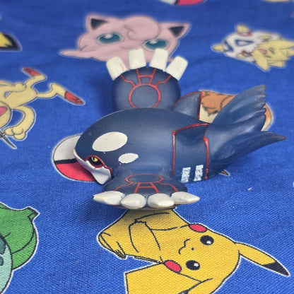 Pokemon Kyogre Clear Figure Finger Puppet 2004 Nintendo Bandai Vintage Japan USA